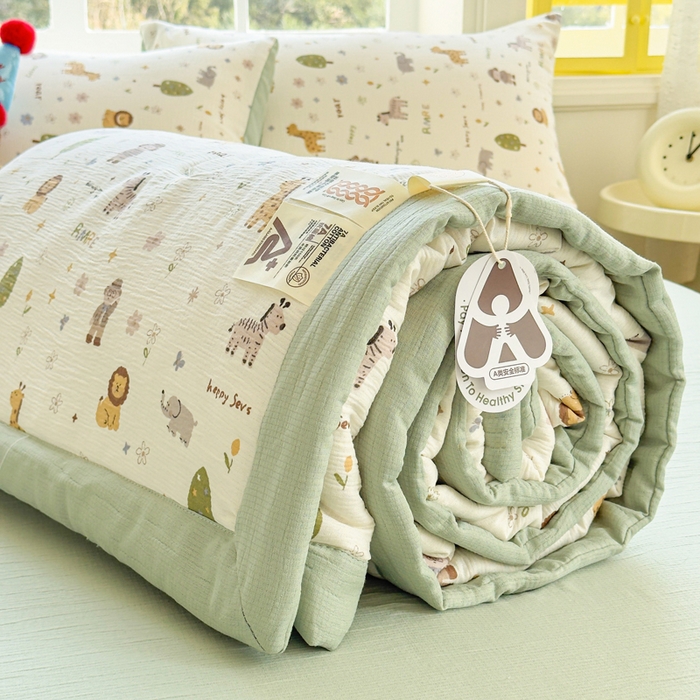 91家纺网 家纺一手货源 找家纺 （总）贝扬思家纺 2026新款三层纱柔软亲肤夏被夏凉被空调被-柔纱