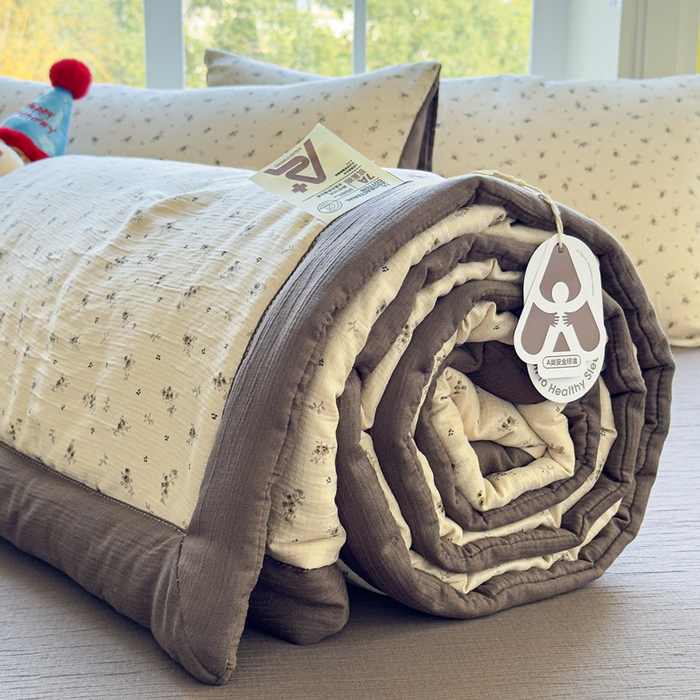 91家纺网 家纺一手货源 找家纺 （总）贝扬思家纺 2026新款三层纱柔软亲肤夏被夏凉被空调被-柔纱