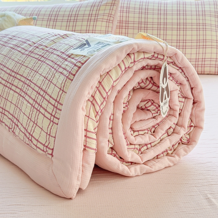 91家纺网 家纺一手货源 找家纺 （总）贝扬思家纺 2026新款三层纱柔软亲肤夏被夏凉被空调被-柔纱