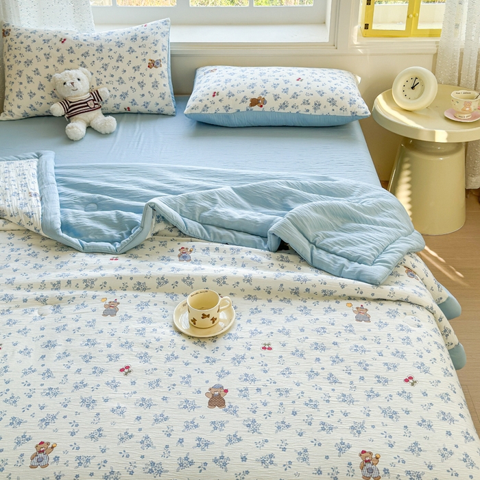 91家纺网 家纺一手货源 找家纺 （总）贝扬思家纺 2026新款三层纱柔软亲肤夏被夏凉被空调被-柔纱