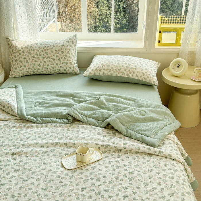 91家纺网 家纺一手货源 找家纺 贝扬思家纺 2026新款三层纱柔软亲肤夏被夏凉被空调被-柔纱 柔纱-沐风