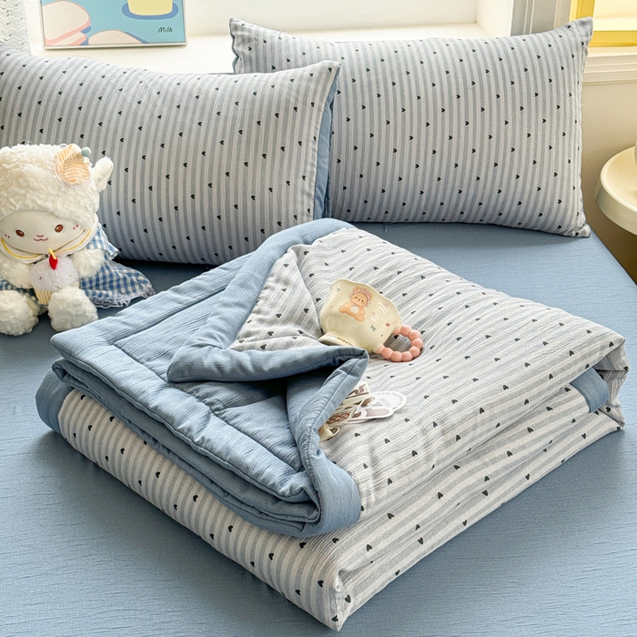 91家纺网 家纺一手货源 找家纺 贝扬思家纺 2026新款三层纱柔软亲肤夏被夏凉被空调被-柔纱 柔纱-雨爱