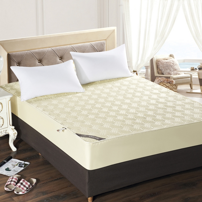 91家纺网 家纺一手货源 找家纺 （总）沁童儿童用品店 2026新款全棉纯棉绗绣夹棉花床笠单件单床笠