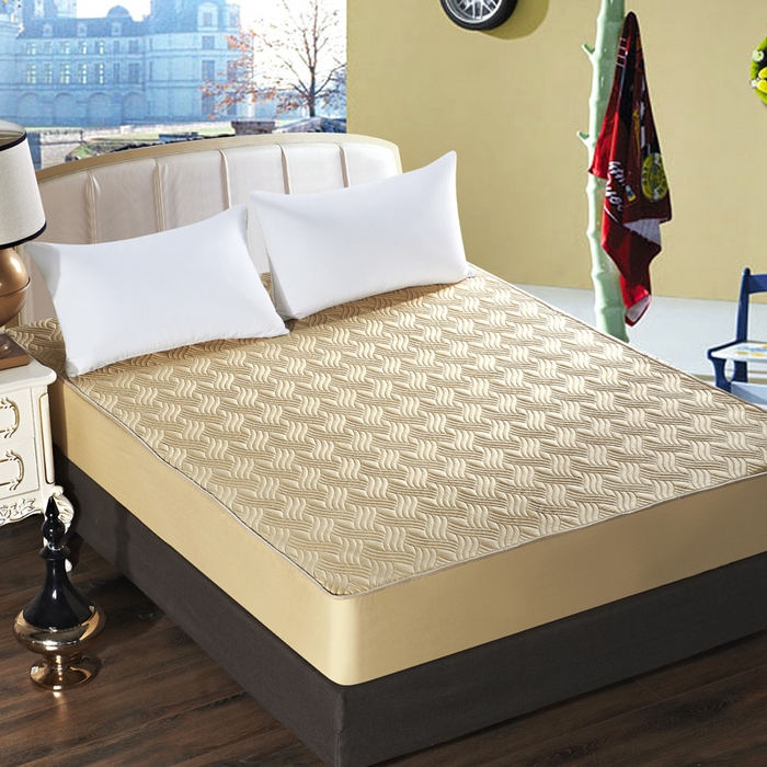 91家纺网 家纺一手货源 找家纺 （总）沁童儿童用品店 2026新款全棉纯棉绗绣夹棉花床笠单件单床笠