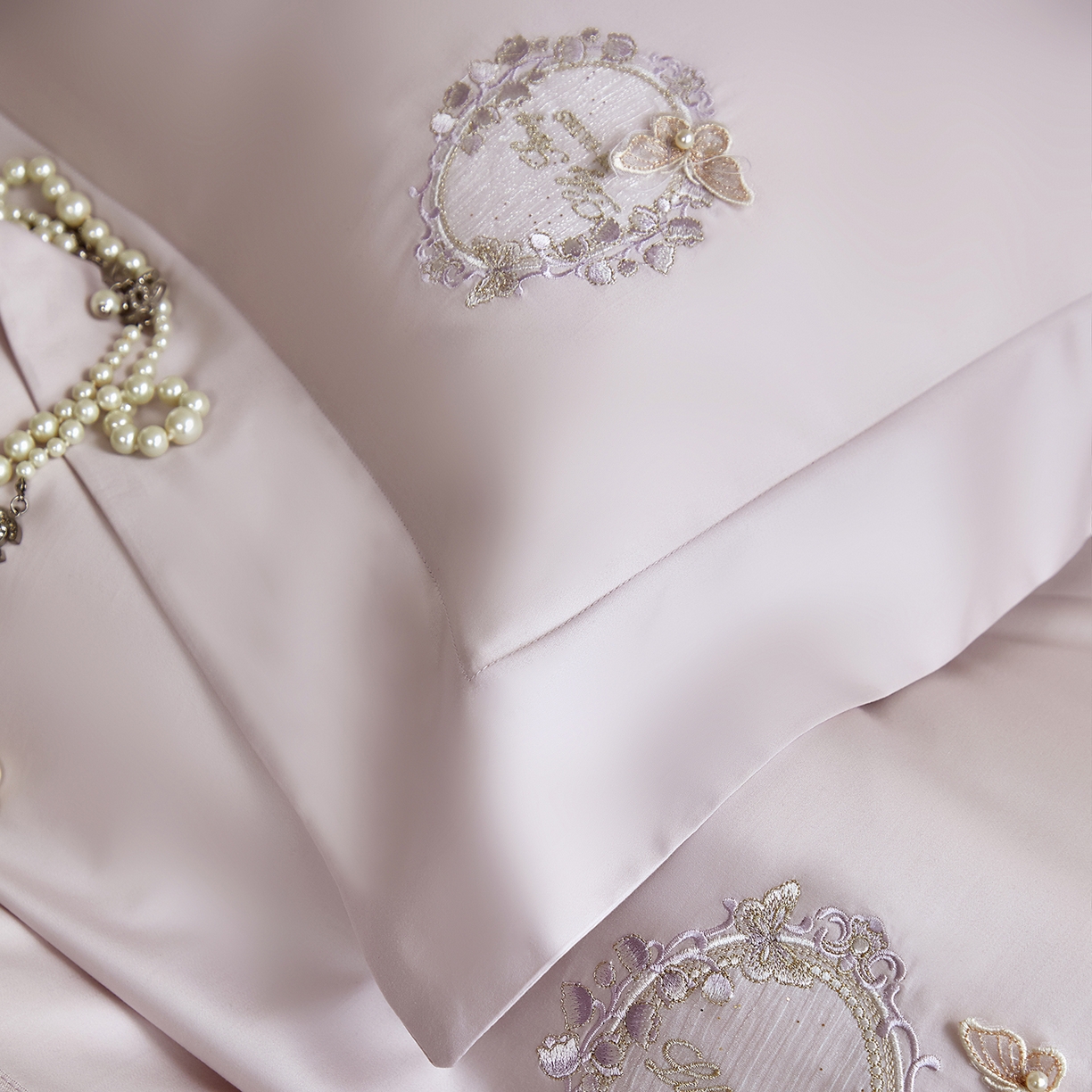 91家纺网 家纺一手货源 找家纺 蒂爵 2026新款高支天丝棉四件套 香芋紫