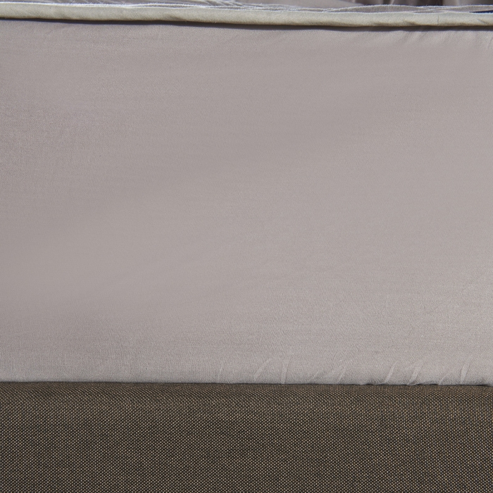 91家纺网 家纺一手货源 找家纺 沁童儿童用品店 2026新款全棉纯棉绗绣夹棉花床笠单件单床笠 灰色