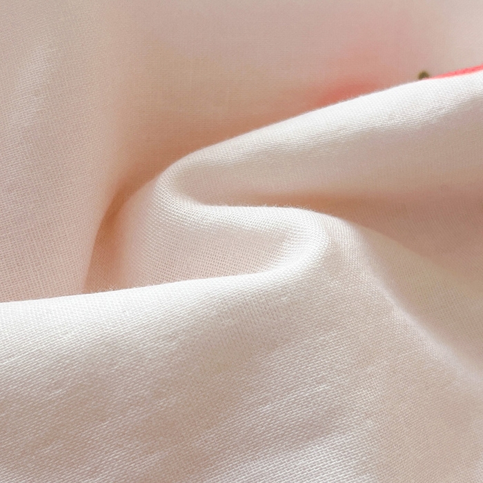 91家纺网 家纺一手货源 找家纺 一加一 2026新款全棉双层纱卡通毛巾绣大豆夏被夏凉被空调被-卡通生活 樱桃小兔