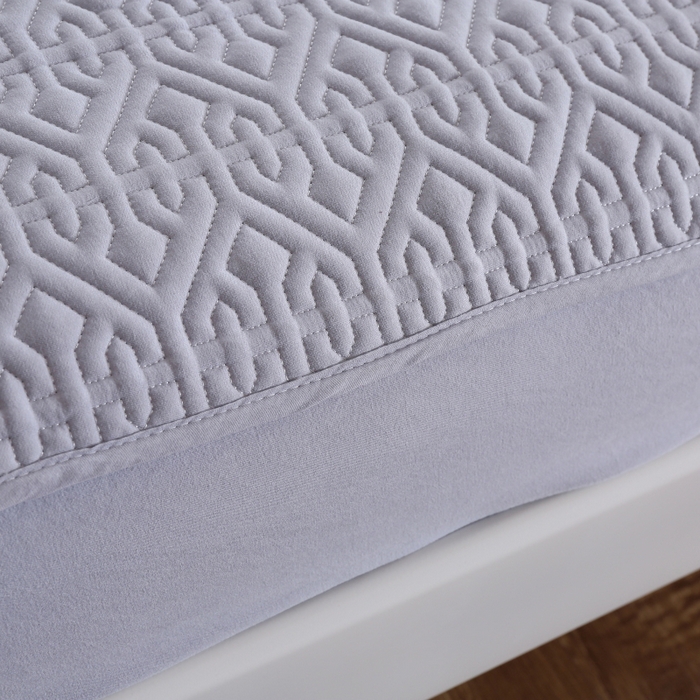 91家纺网 家纺一手货源 找家纺 沁童儿童用品店 2026新款高克重磨毛水洗斜纹床笠全包加棉款 灰色