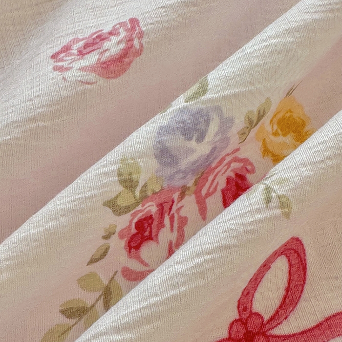 91家纺网 家纺一手货源 找家纺 悠米悠家 2026新款亲肤舒适木棉双层纱印花四件套 密语甜梦