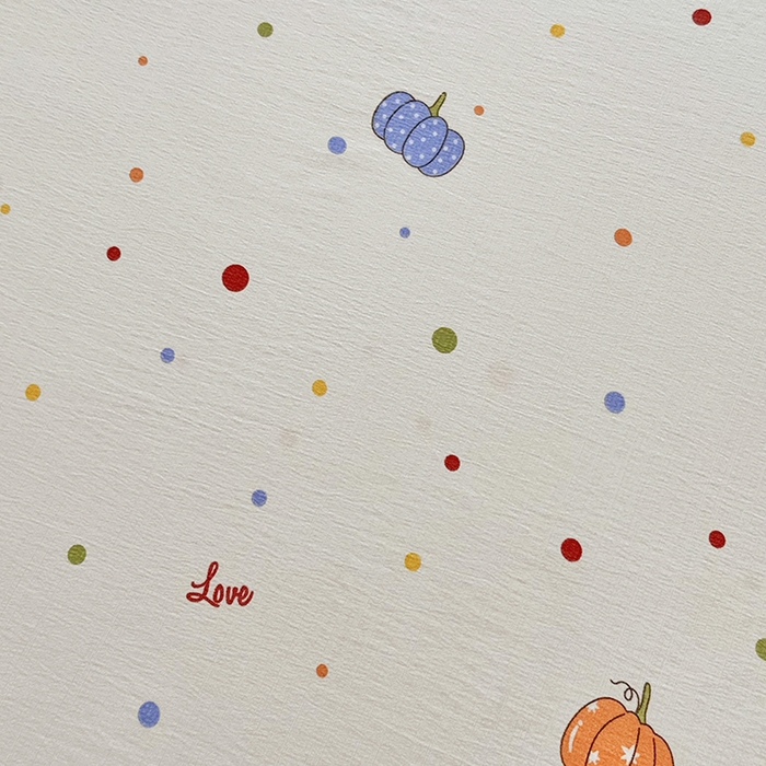 91家纺网 家纺一手货源 找家纺 悠米悠家 2026新款亲肤舒适木棉双层纱印花四件套 南瓜田园记