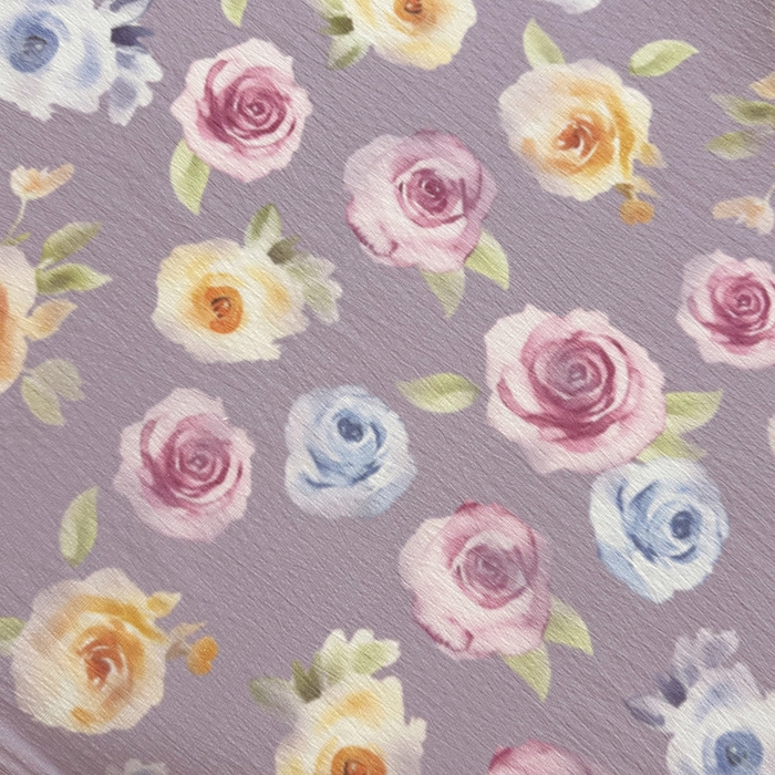 91家纺网 家纺一手货源 找家纺 悠米悠家 2026新款亲肤舒适木棉双层纱印花四件套 花漾玫瑰