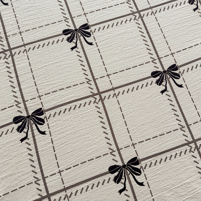 91家纺网 家纺一手货源 找家纺 悠米悠家 2026新款亲肤舒适木棉双层纱印花四件套 格调蝶韵