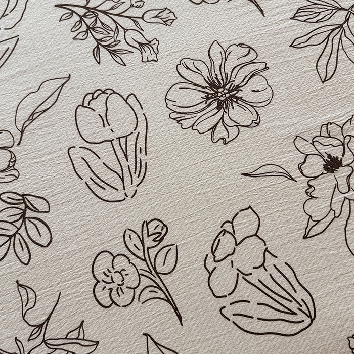 91家纺网 家纺一手货源 找家纺 悠米悠家 2026新款亲肤舒适木棉双层纱印花四件套 墨色花卉