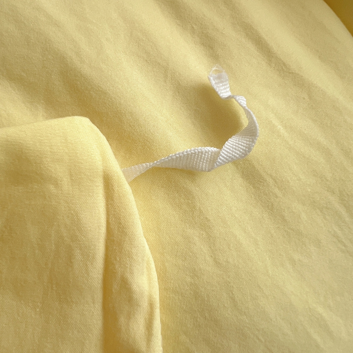 91家纺网 家纺一手货源 找家纺 缦绣阁家纺 2026新款亲肤水洗棉纯色四件套床单被罩被套单件学生宿舍上下铺单人三件套 奶黄果绿