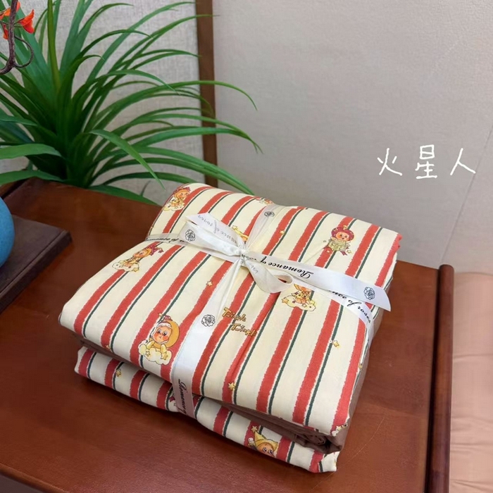 91家纺网 家纺一手货源 找家纺 （总）优品阁 2025新款全棉A类双层纱四件套