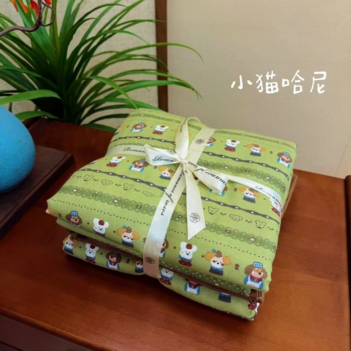 91家纺网 家纺一手货源 找家纺 （总）优品阁 2025新款全棉A类双层纱四件套