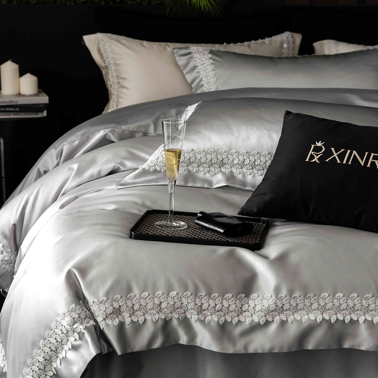 91家纺网 家纺一手货源 找家纺 （总）馨蕊家居 2026春夏新款100s全棉纯棉高精密四件套-知意