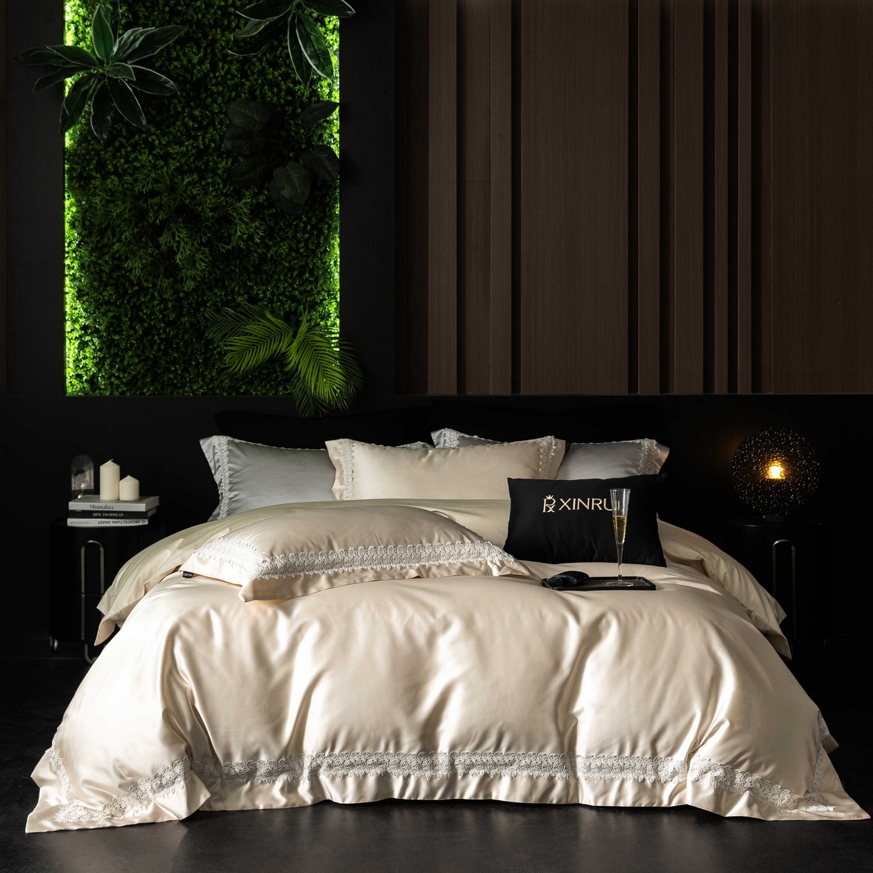 91家纺网 家纺一手货源 找家纺 （总）馨蕊家居 2026春夏新款100s全棉纯棉高精密四件套-知意