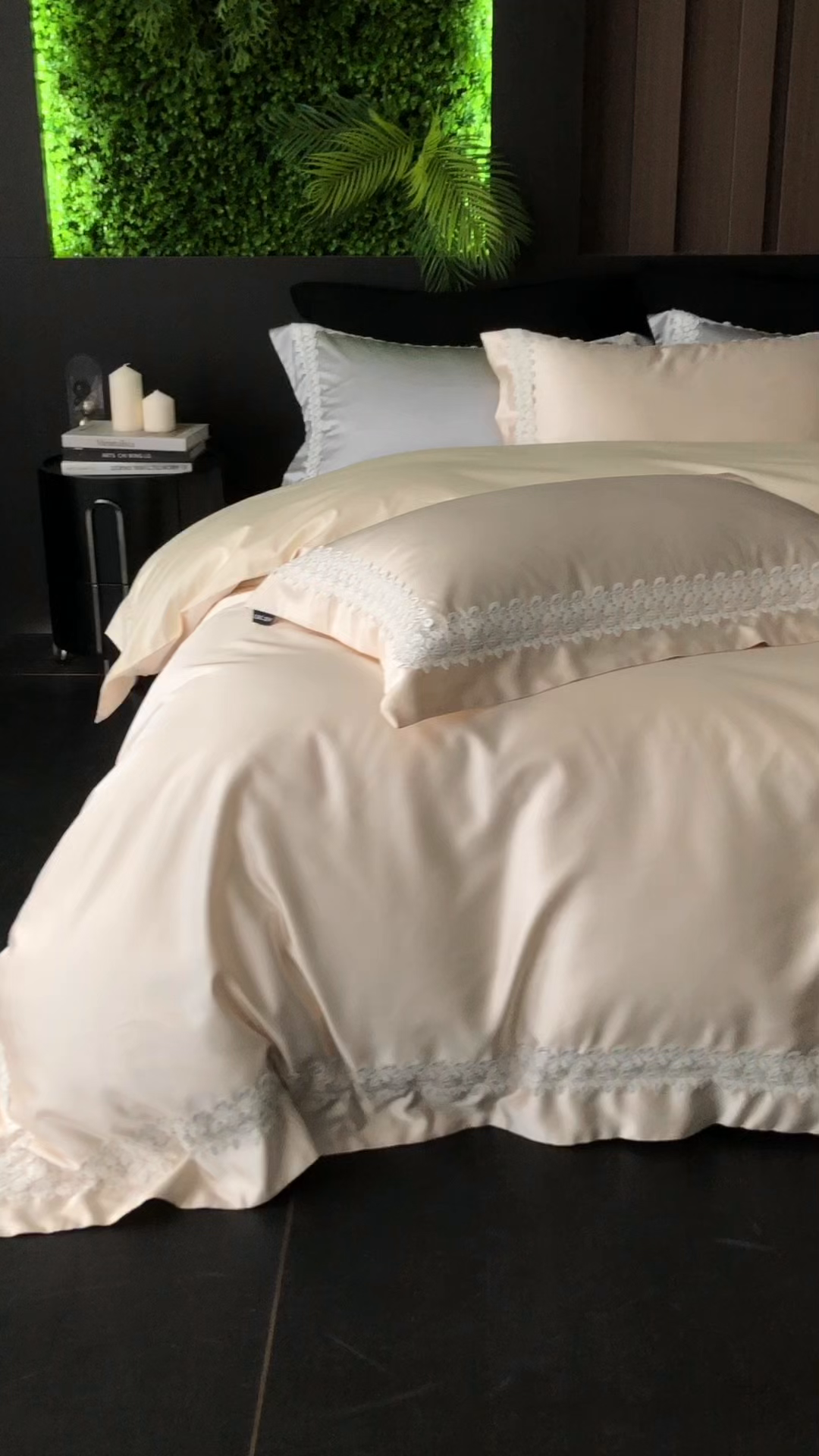 91家纺网 家纺一手货源 找家纺 馨蕊家居 2026春夏新款100s全棉纯棉高精密四件套-知意 知意-香槟