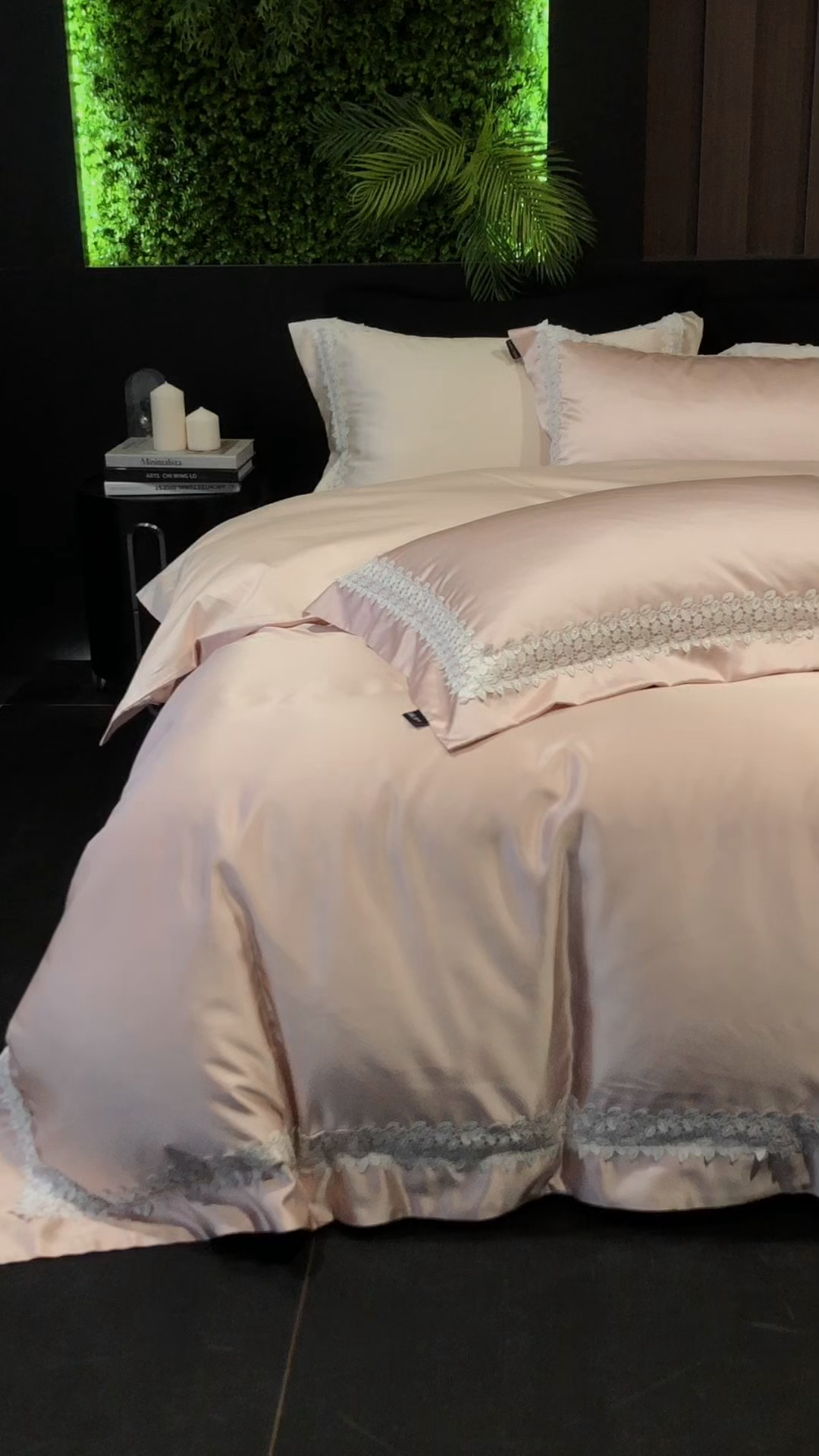 91家纺网 家纺一手货源 找家纺 馨蕊家居 2026春夏新款100s全棉纯棉高精密四件套-知意 知意-蔷薇粉