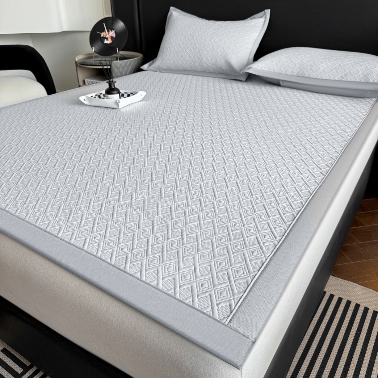 91家纺网 家纺一手货源 找家纺 （总）鑫顺欣 2026新款A类冰豆豆席凉席席子