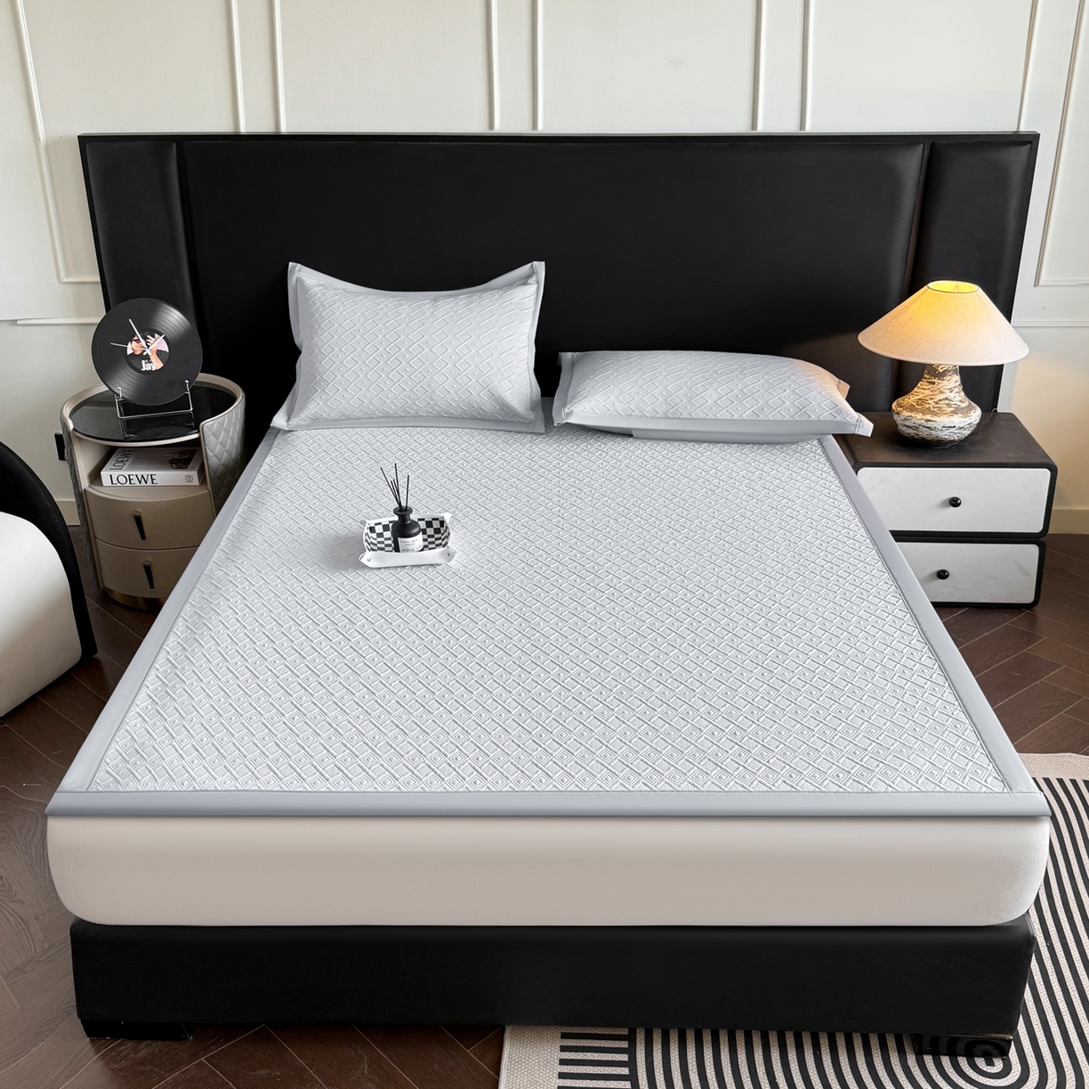 91家纺网 家纺一手货源 找家纺 （总）鑫顺欣 2026新款A类冰豆豆席凉席席子