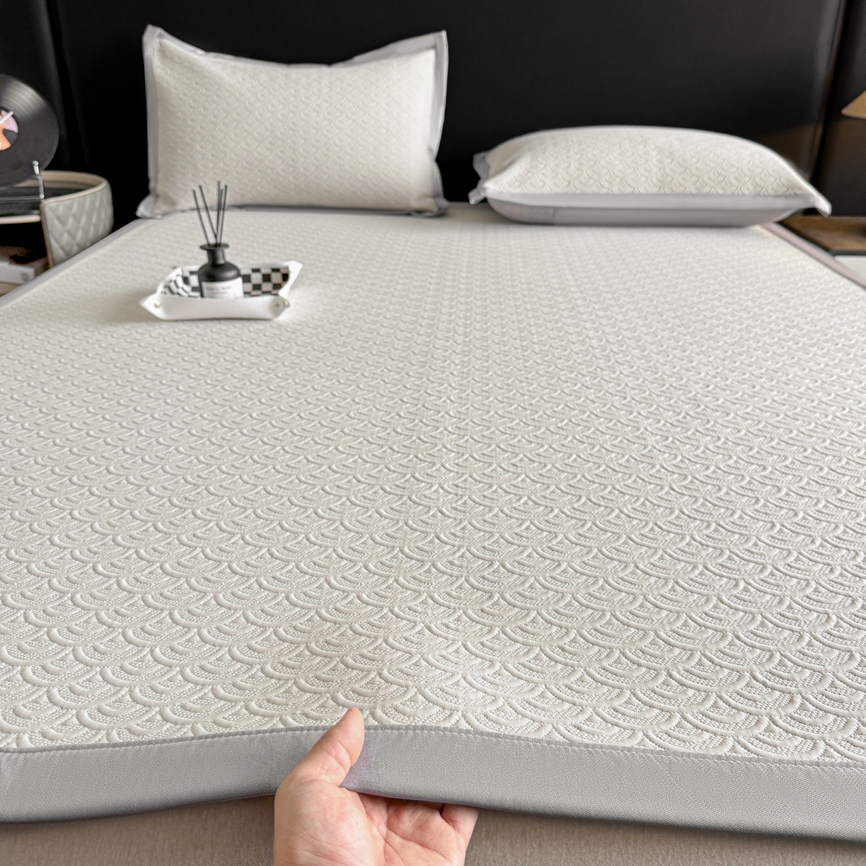 91家纺网 家纺一手货源 找家纺 （总）鑫顺欣 2026新款A类冰豆豆席凉席席子