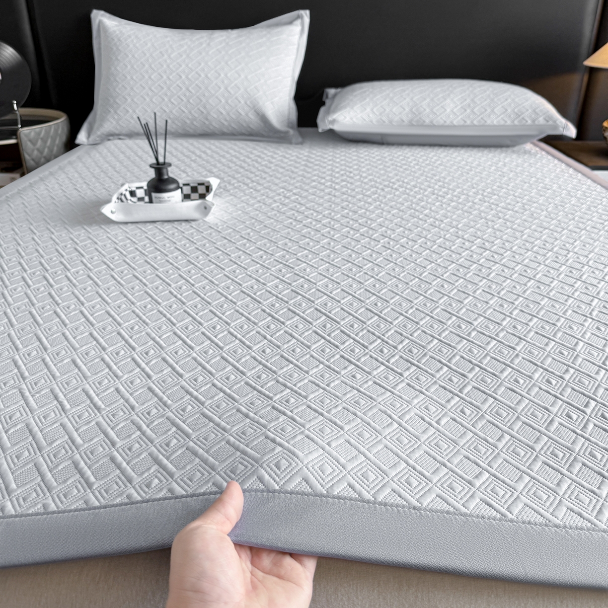 91家纺网 家纺一手货源 找家纺 （总）鑫顺欣 2026新款A类冰豆豆席凉席席子