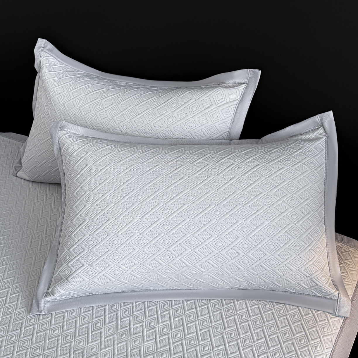 91家纺网 家纺一手货源 找家纺 鑫顺欣 2026新款A类冰豆豆席凉席席子 方回灰