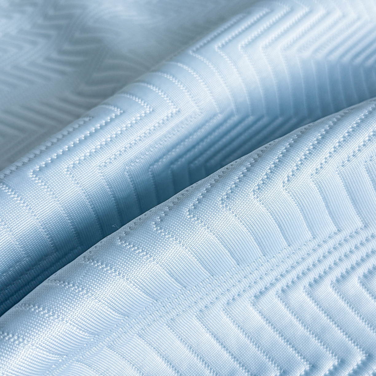 91家纺网 家纺一手货源 找家纺 鑫顺欣 2026新款A类冰豆豆席凉席席子 织浪蓝