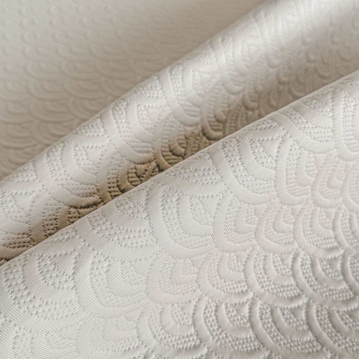 91家纺网 家纺一手货源 找家纺 鑫顺欣 2026新款A类冰豆豆席凉席席子 海纹卡其