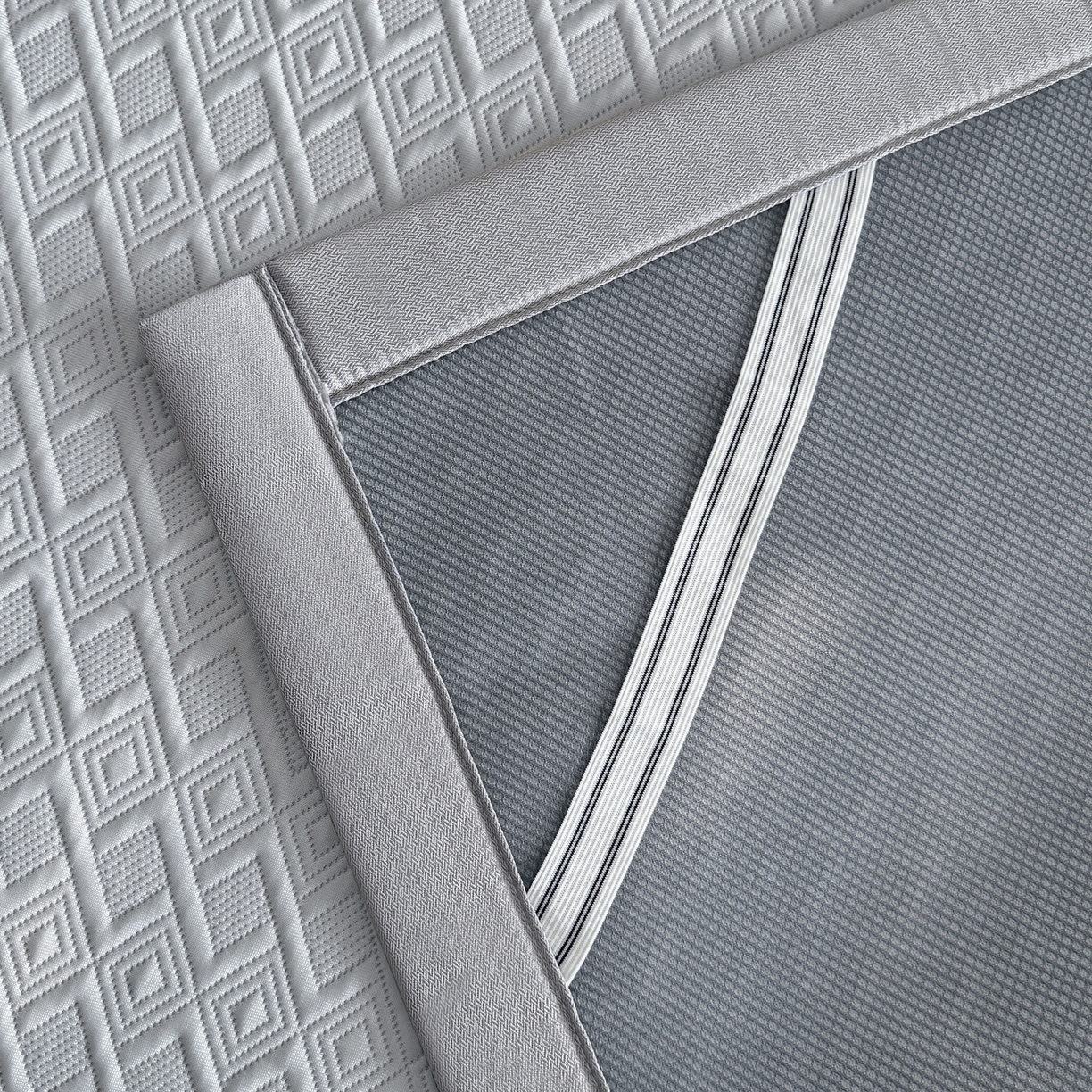 91家纺网 家纺一手货源 找家纺 鑫顺欣 2026新款A类冰豆豆席凉席席子 方回灰