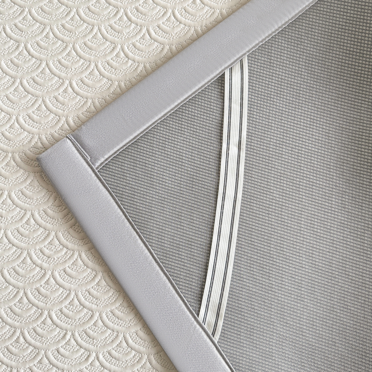 91家纺网 家纺一手货源 找家纺 鑫顺欣 2026新款A类冰豆豆席凉席席子 海纹卡其