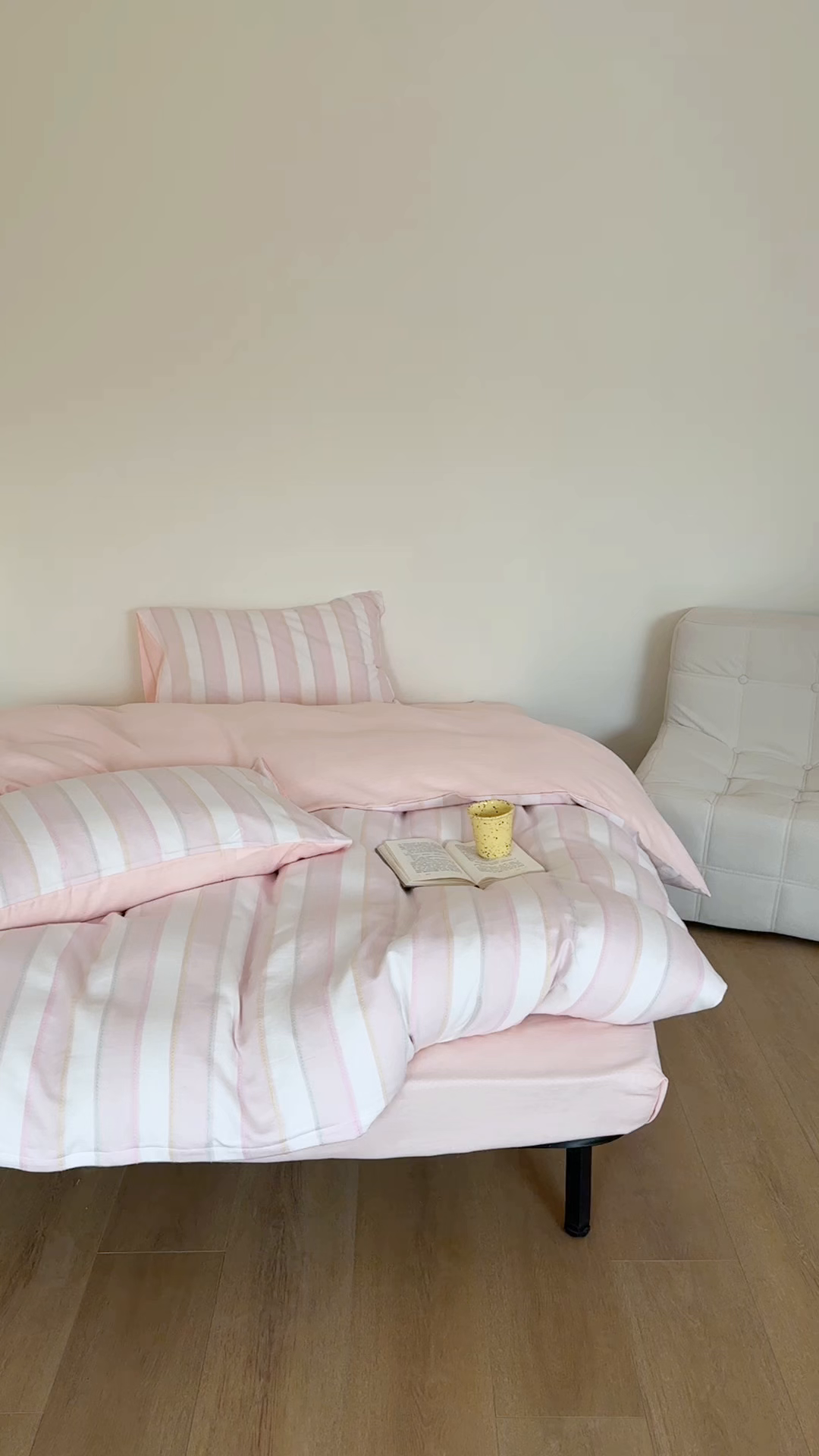 91家纺网 家纺一手货源 找家纺 （总）山舍家居 2026新款100%全棉纯棉色织川针提花四件套可可里