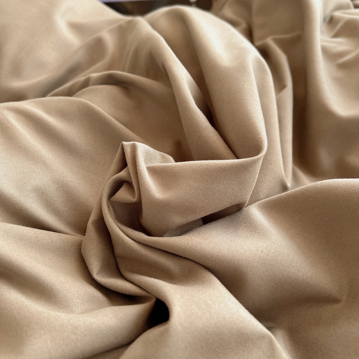 91家纺网 家纺一手货源 找家纺 缦绣阁家纺 2026新款亲肤水洗棉纯色四件套床单被罩被套单件学生宿舍上下铺单人三件套 椰子灰卡其