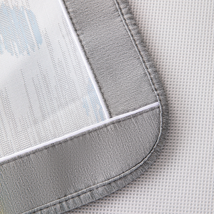 91家纺网 家纺一手货源 找家纺 小牛席业 2026新款爱心凉感冰丝席凉席席子(床笠款) 蓝色