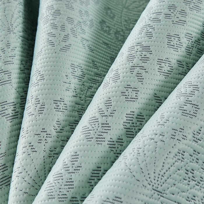 91家纺网 家纺一手货源 找家纺 小牛席业 2026新款韩版小碎花冷感豆豆席凉席席子 抹茶