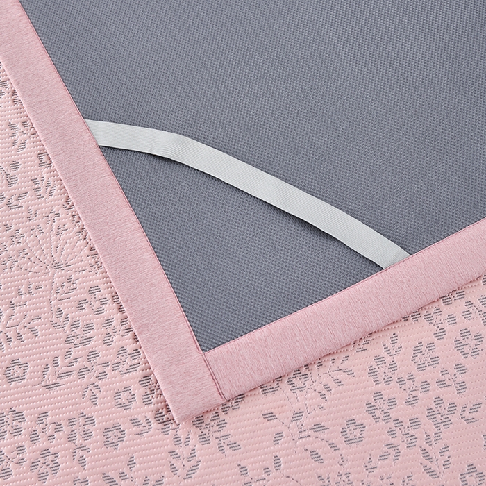 91家纺网 家纺一手货源 找家纺 小牛席业 2026新款韩版小碎花冷感豆豆席凉席席子 粉色