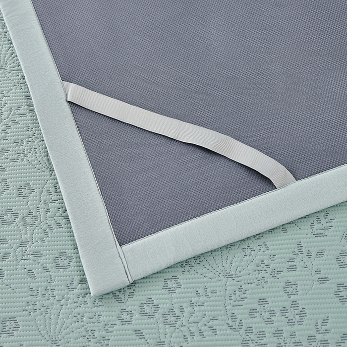 91家纺网 家纺一手货源 找家纺 小牛席业 2026新款韩版小碎花冷感豆豆席凉席席子 抹茶