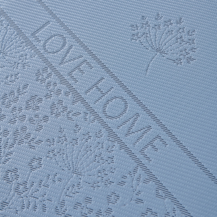 91家纺网 家纺一手货源 找家纺 小牛席业 2026新款韩版小碎花冷感豆豆席凉席席子 蓝色