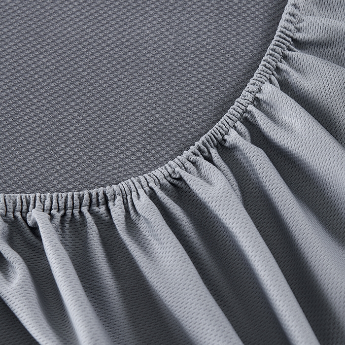 91家纺网 家纺一手货源 找家纺 小牛席业 2026新款韩版小碎花冷感豆豆席凉席席子(床笠款） 灰色