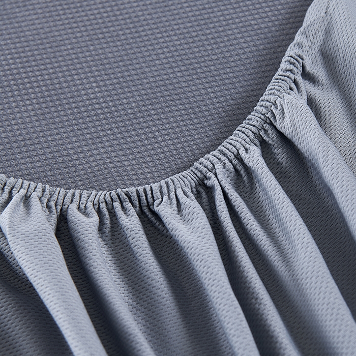 91家纺网 家纺一手货源 找家纺 小牛席业 2026新款韩版小碎花冷感豆豆席凉席席子(床笠款） 蓝色