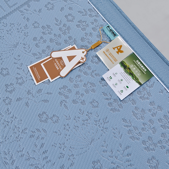 91家纺网 家纺一手货源 找家纺 小牛席业 2026新款韩版小碎花冷感豆豆席凉席席子(床笠款） 蓝色