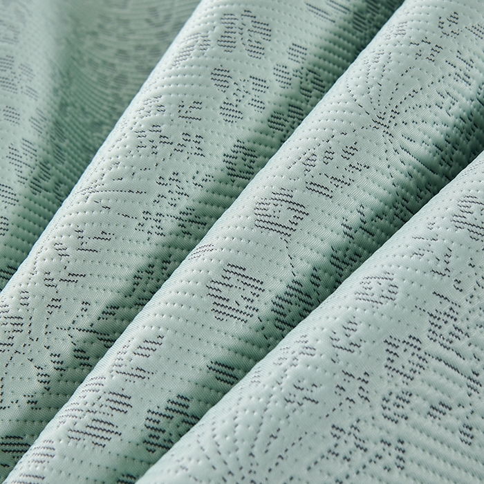 91家纺网 家纺一手货源 找家纺 小牛席业 2026新款韩版小碎花冷感豆豆席凉席席子(床笠款） 抹茶