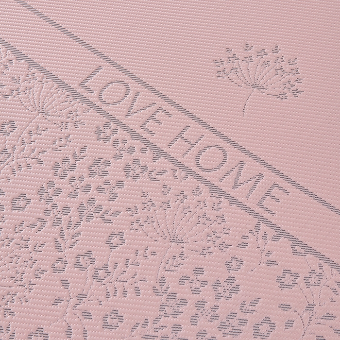 91家纺网 家纺一手货源 找家纺 小牛席业 2026新款韩版小碎花冷感豆豆席凉席席子(床笠款） 粉色