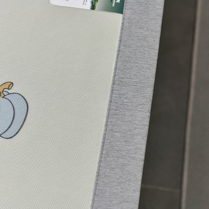 91家纺网 家纺一手货源 找家纺 小牛席业 2026新款加厚款碳光凉感印花冰丝席凉席席子 小号南瓜