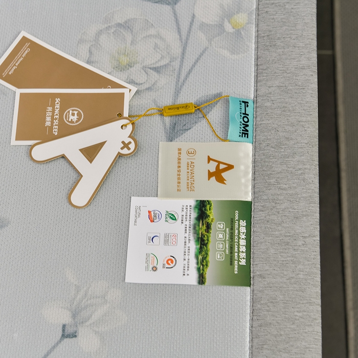 91家纺网 家纺一手货源 找家纺 小牛席业 2026新款加厚款碳光凉感印花冰丝席凉席席子 清馨玫瑰