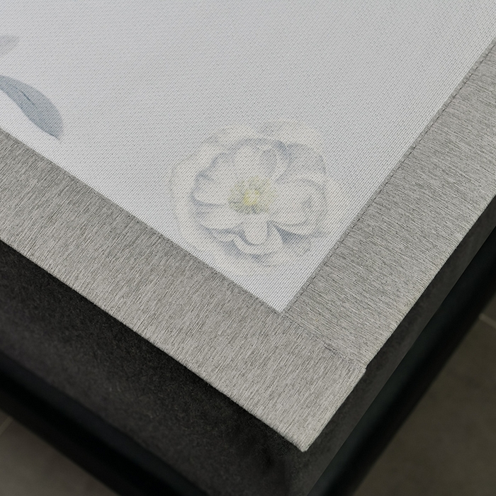 91家纺网 家纺一手货源 找家纺 小牛席业 2026新款加厚款碳光凉感印花冰丝席凉席席子 清馨玫瑰