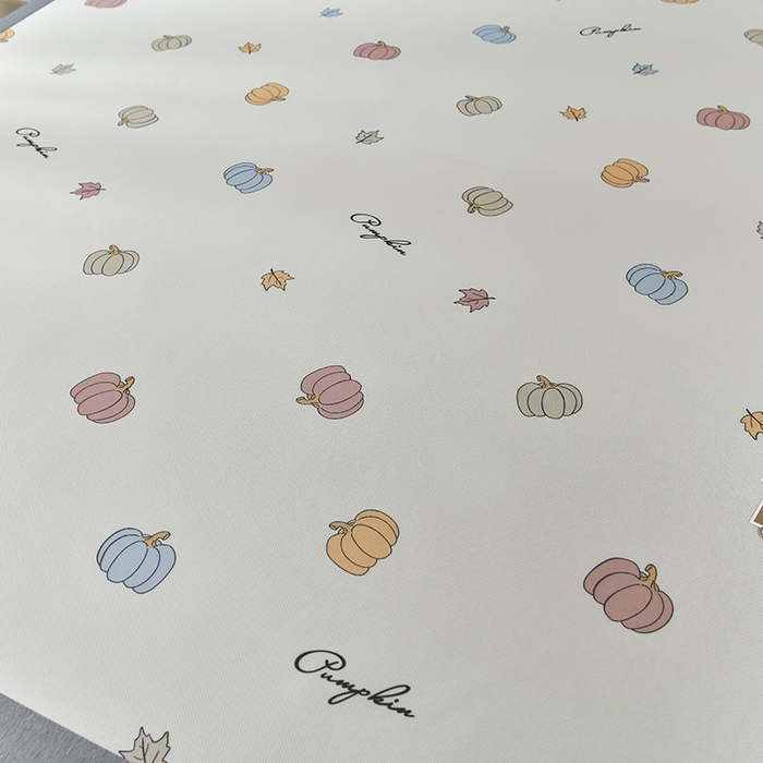 91家纺网 家纺一手货源 找家纺 小牛席业 2026新款加厚款碳光凉感印花冰丝席凉席席子 小号南瓜