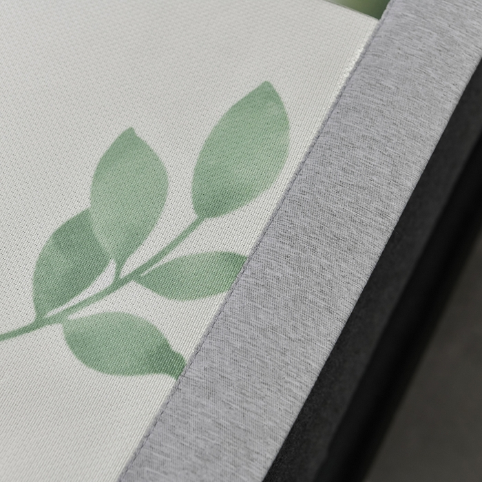 91家纺网 家纺一手货源 找家纺 小牛席业 2026新款加厚款碳光凉感印花冰丝席凉席席子 花间集